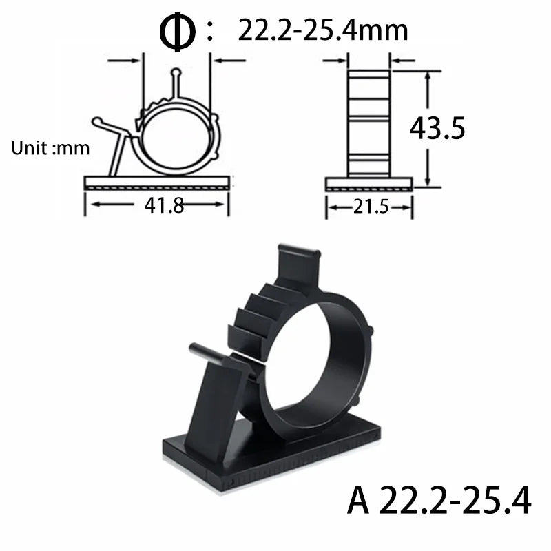10 Pcs Under Desk Cable Organizer USB Winder Desktop Tidy Clips Management Wire Holder for Mouse Headphone TV Cord Accessories - Nexa Supply