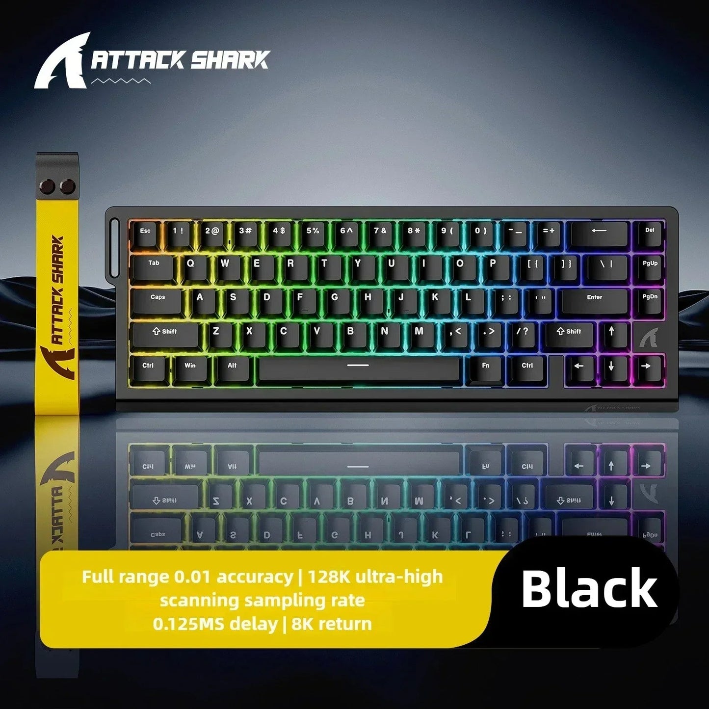 ATTACK SHARK X68HE Magnetic Mechanical Keyboard 8K Low Delay E - Sports Gaming Keyboard RGB 0.01mm RT Accuracy PC Accessories Gift - Nexa Supply