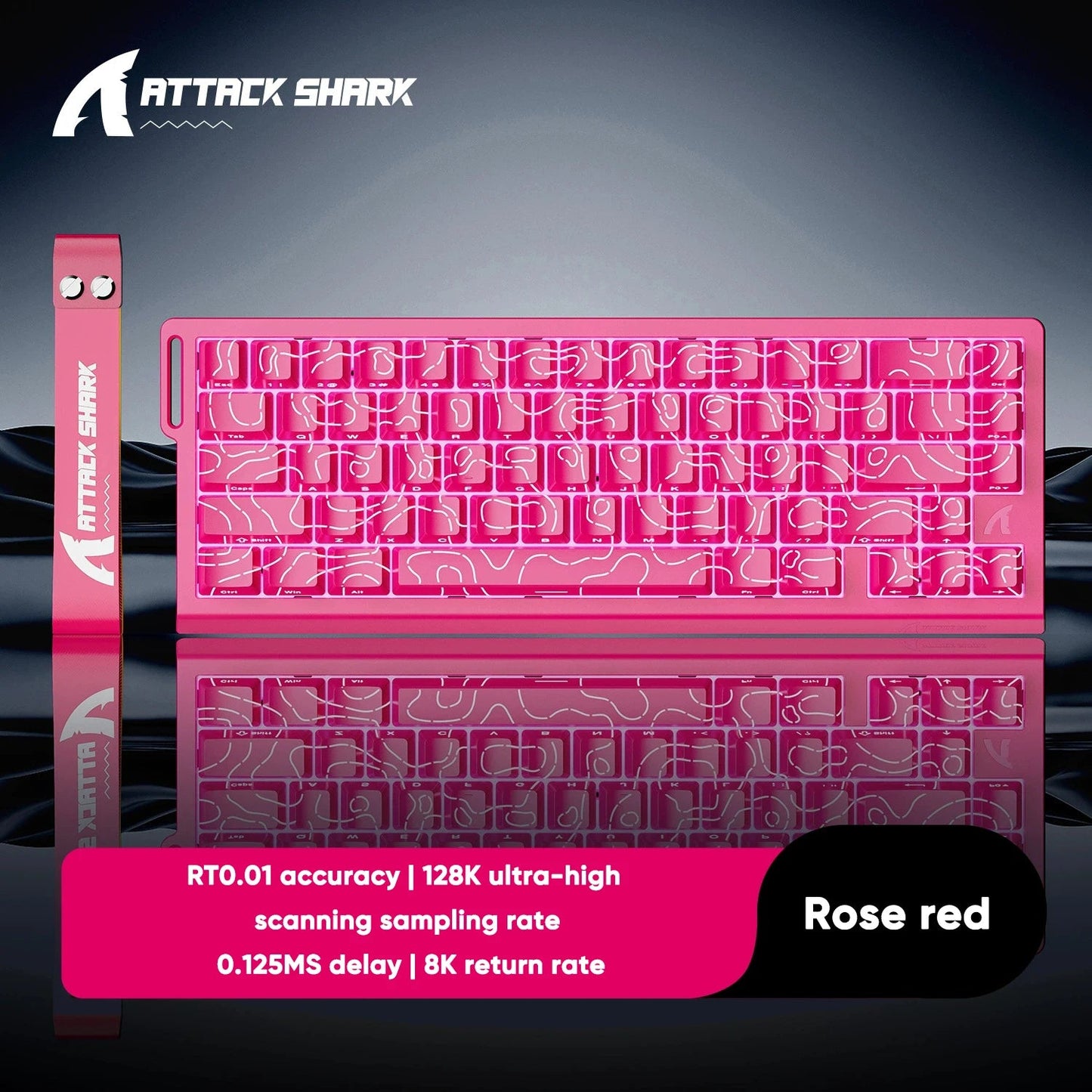 ATTACK SHARK X68HE Magnetic Mechanical Keyboard 8K Low Delay E - Sports Gaming Keyboard RGB 0.01mm RT Accuracy PC Accessories Gift - Nexa Supply