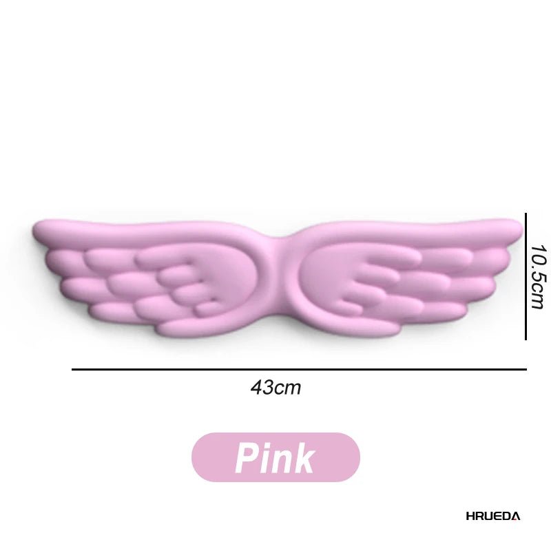 Keyboard Mouse Wrist Rest Angel Wing Memory Foam Mouse Pad Set Wrist Support Ergonomic Non - Slip for Computer Laptop Easy Typing - Nexa Supply