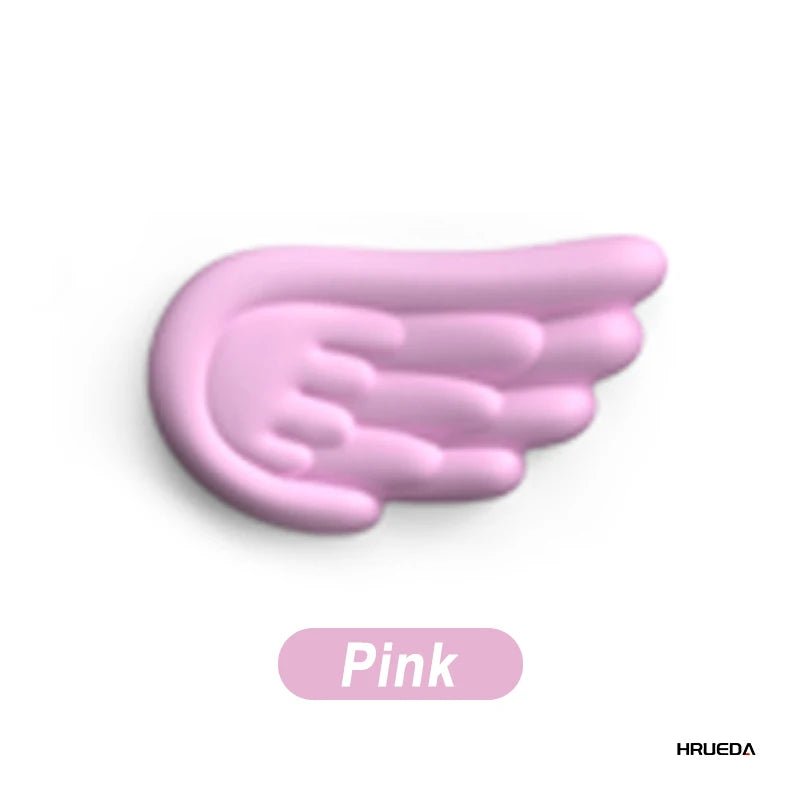 Keyboard Mouse Wrist Rest Angel Wing Memory Foam Mouse Pad Set Wrist Support Ergonomic Non - Slip for Computer Laptop Easy Typing - Nexa Supply