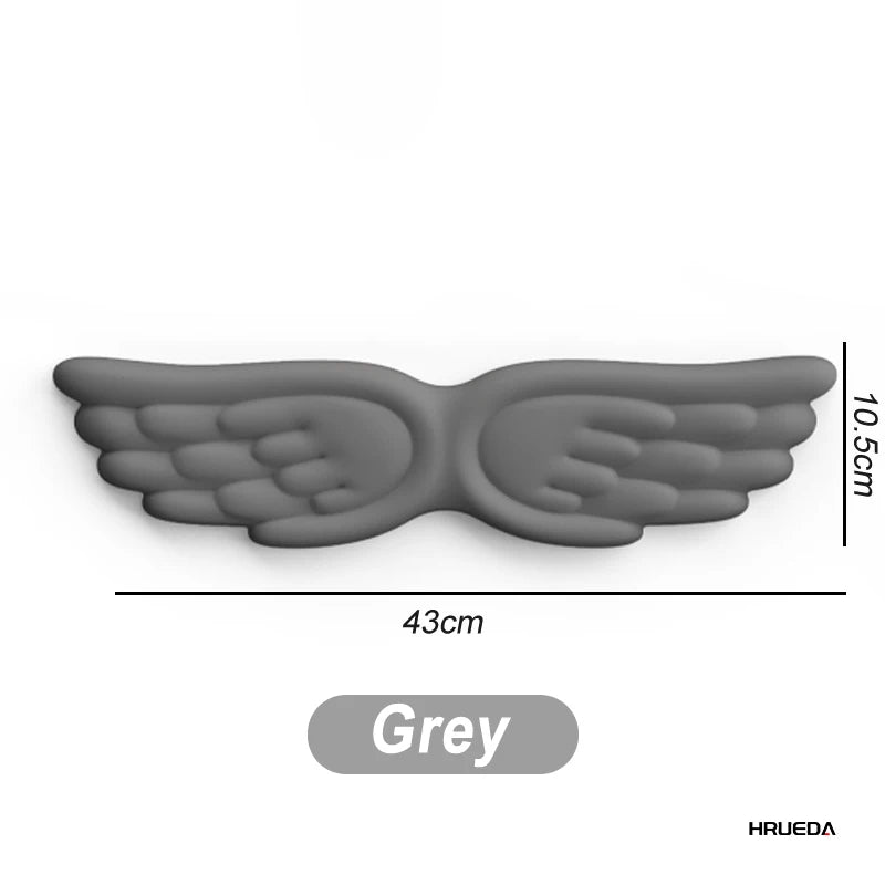 Keyboard Mouse Wrist Rest Angel Wing Memory Foam Mouse Pad Set Wrist Support Ergonomic Non - Slip for Computer Laptop Easy Typing - Nexa Supply