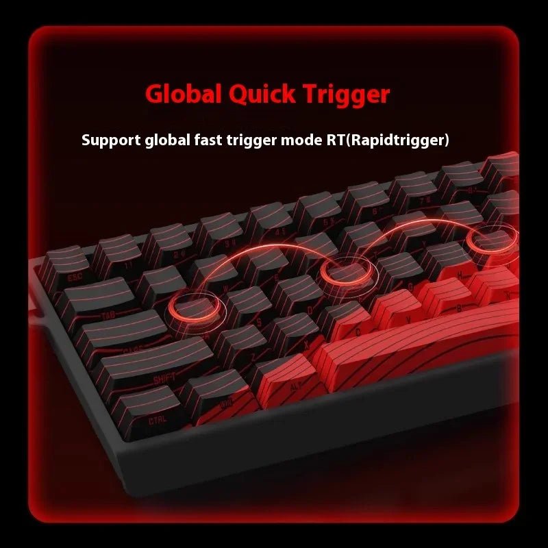 Madlions Mad 60He Magnetic Switch Mechanical Keyboard MAD68 Wired Keyboard Mad60he Custom MAD68he Esports Gamer Keyboard Gifts - Nexa Supply
