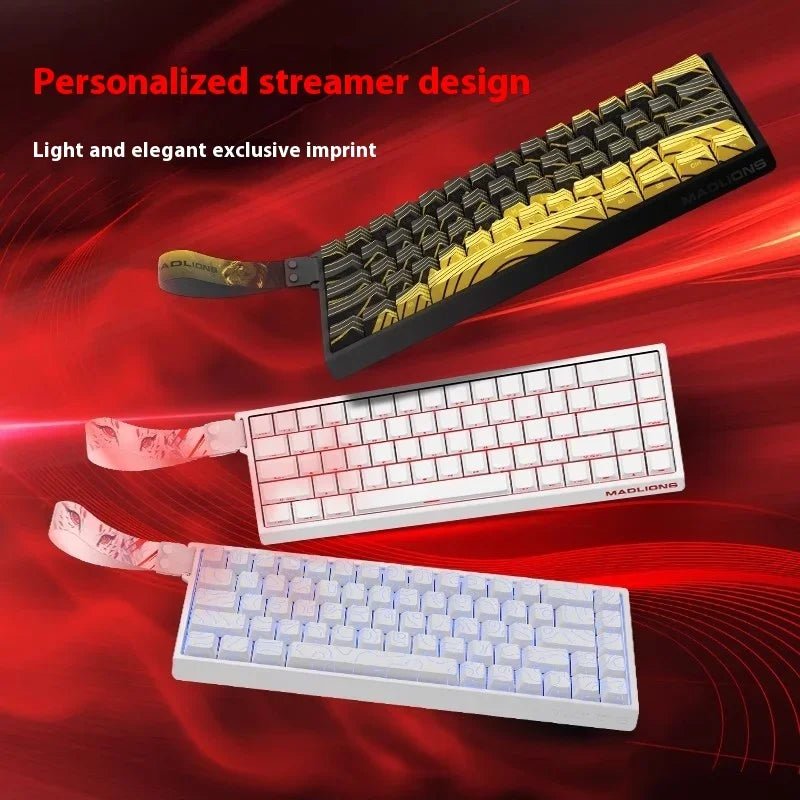Madlions Mad 60He Magnetic Switch Mechanical Keyboard MAD68 Wired Keyboard Mad60he Custom MAD68he Esports Gamer Keyboard Gifts - Nexa Supply