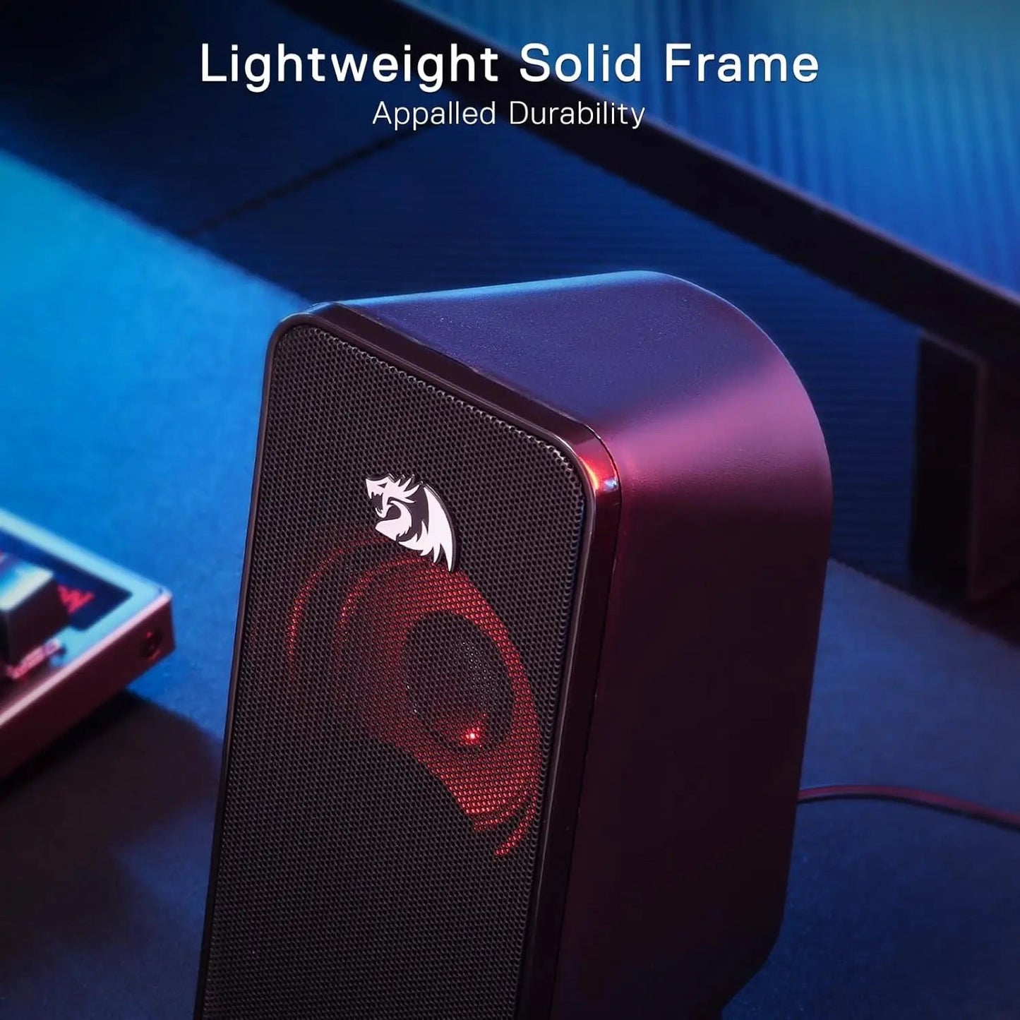 Redragon GS500 Stentor USB PC Gaming 2.0 Channel Stereo Desktop Computer Speaker Backlight - Nexa Supply