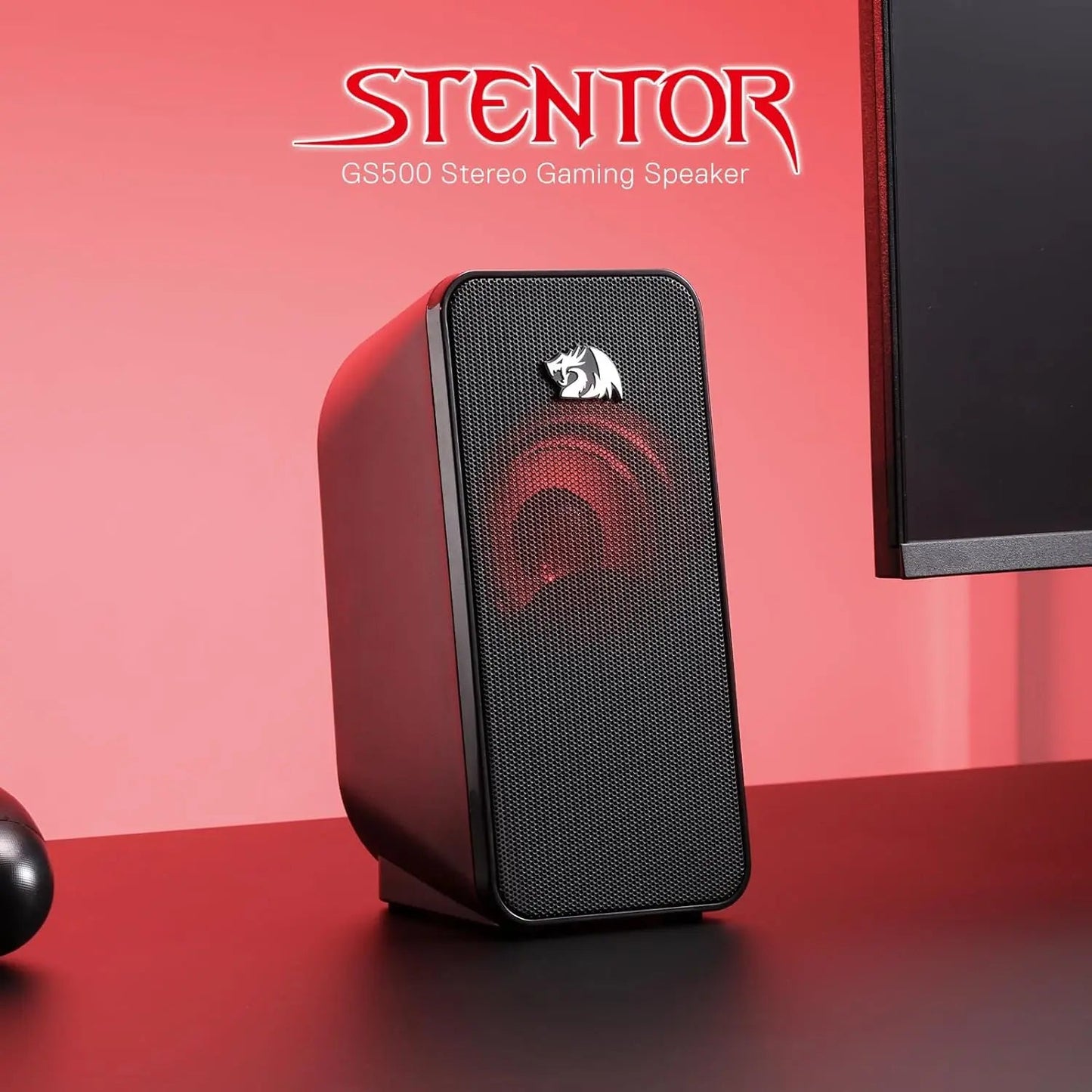 Redragon GS500 Stentor USB PC Gaming 2.0 Channel Stereo Desktop Computer Speaker Backlight - Nexa Supply