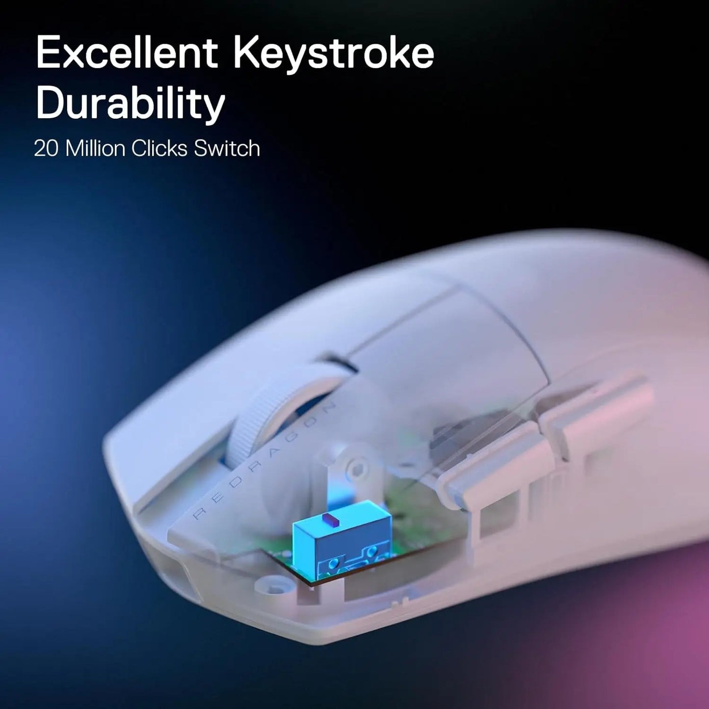 Redragon M724 Wired 42G Ultra - Light 12,400 Max DPI Optical 5 Programmable Buttons Gaming Mouse - Nexa Supply