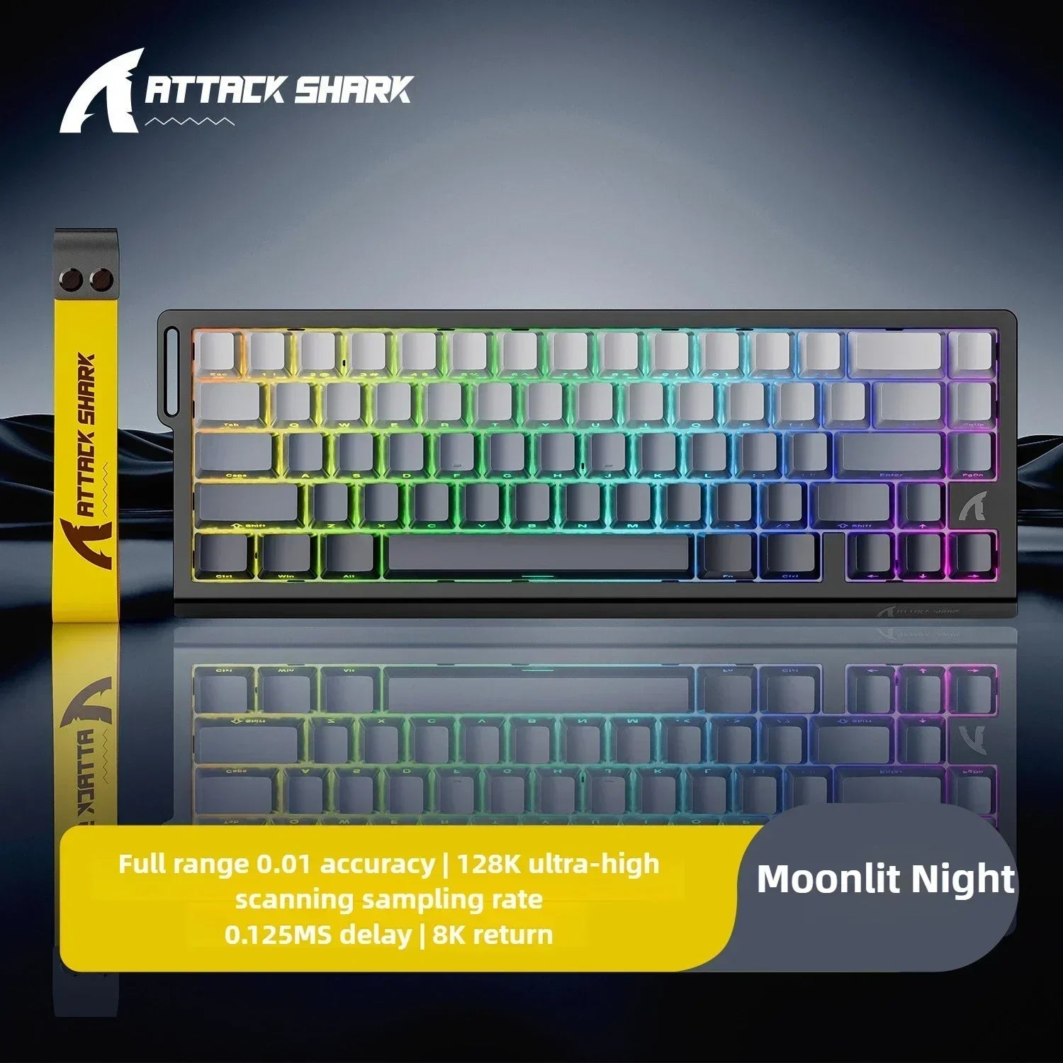 ATTACK SHARK X68HE Magnetic Mechanical Keyboard 8K Low Delay E - Sports Gaming Keyboard RGB 0.01mm RT Accuracy PC Accessories Gift - Nexa Supply
