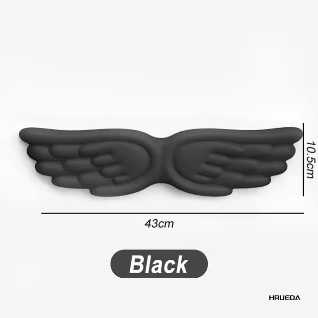 Keyboard Mouse Wrist Rest Angel Wing Memory Foam Mouse Pad Set Wrist Support Ergonomic Non - Slip for Computer Laptop Easy Typing - Nexa Supply