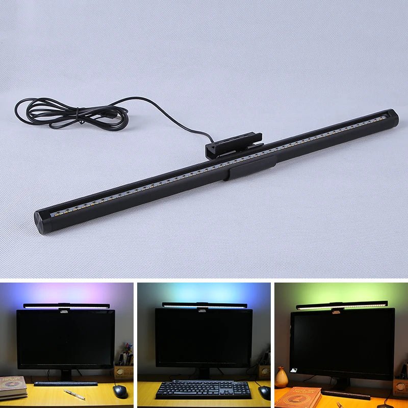 Pc Monitor Computer Desk Lamps For Dimming Led Lamp Magnetic Office Lights Monitor Stepless Hanging Light Bar for Pc Screen RBG - Nexa Supply