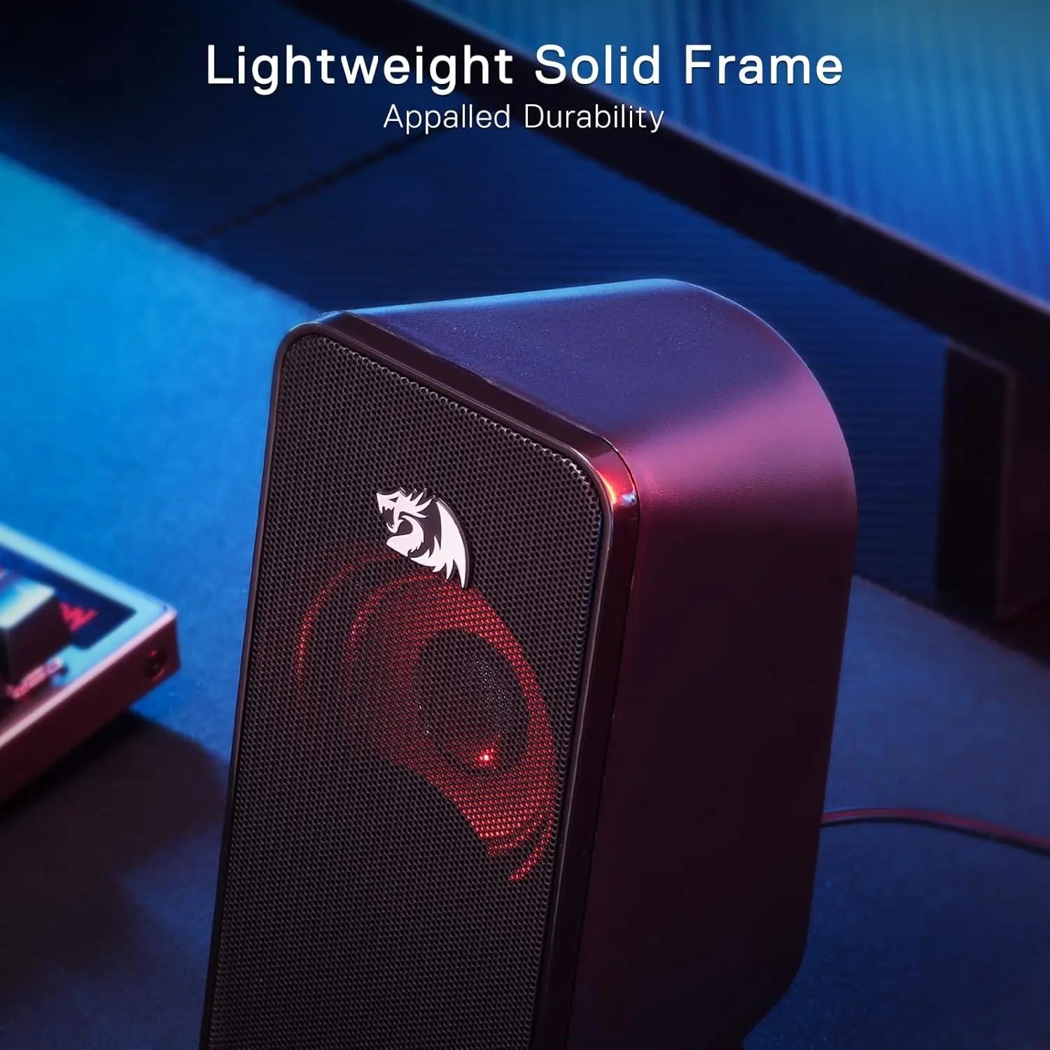 Redragon GS500 Stentor USB PC Gaming 2.0 Channel Stereo Desktop Computer Speaker Backlight - Nexa Supply