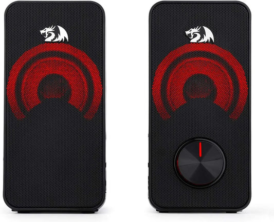 Redragon GS500 Stentor USB PC Gaming 2.0 Channel Stereo Desktop Computer Speaker Backlight - Nexa Supply