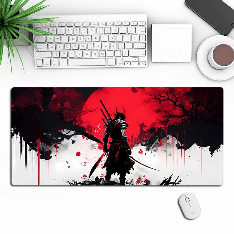 Sakura Scenery Knight Mouse Pad Large Anti - Slip Rubber MousePad Durable Desk Pad Thick Seam Edge Suitable for Office and Gaming - Nexa Supply