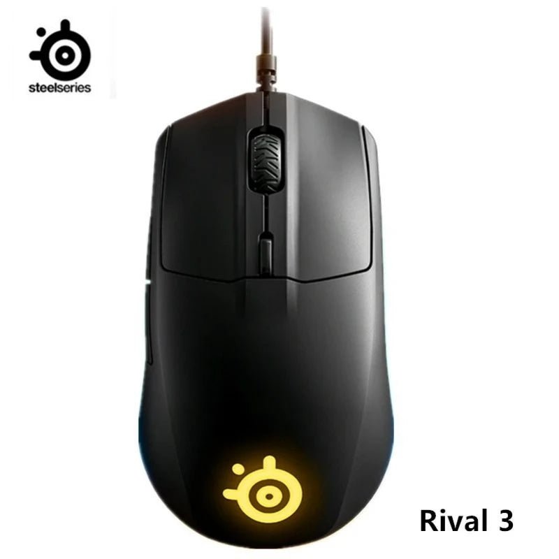 SteelSeries Rival 3 Gaming Mouse - 8,500 CPI TrueMove Core Optical Sensor - 6 Programmable Buttons Brilliant Prism RGB Lighting - Nexa Supply