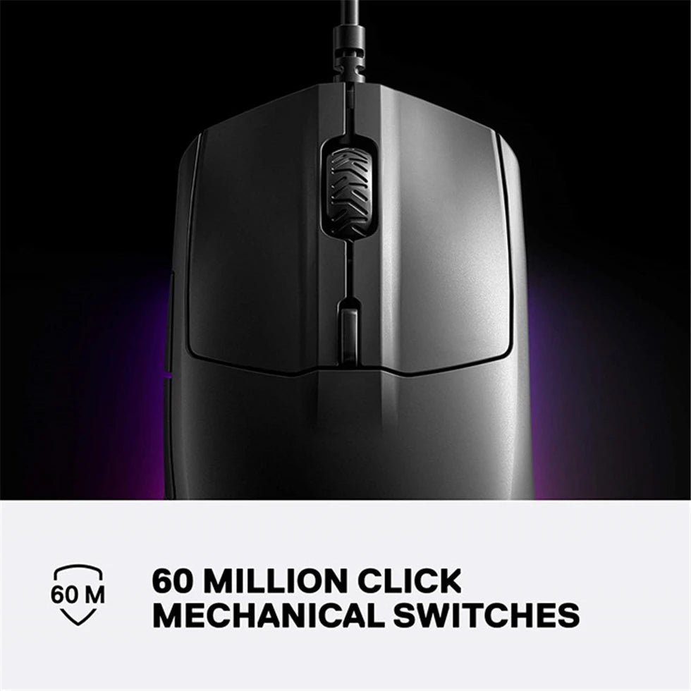 SteelSeries Rival 3 Gaming Mouse - 8,500 CPI TrueMove Core Optical Sensor - 6 Programmable Buttons Brilliant Prism RGB Lighting - Nexa Supply